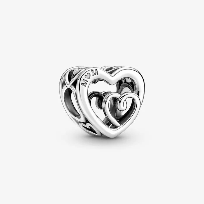 1 Bracelet2 Charms 99 Women Pandora Entwined Infinite Hearts Charm