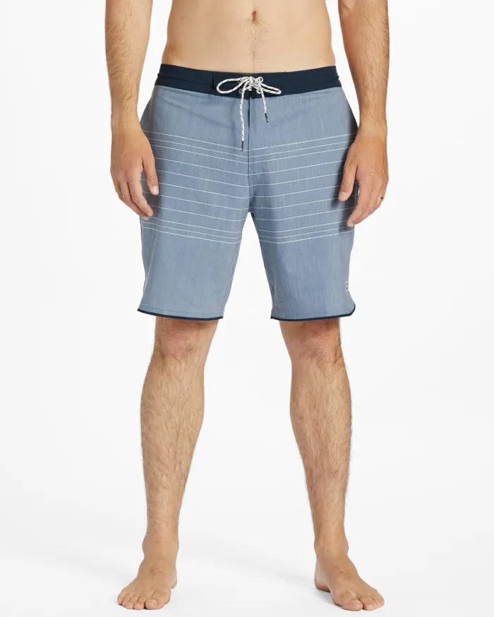 73 Lo Tide 17034 Boardshorts Denim Blue Men Billabong Side Pockets