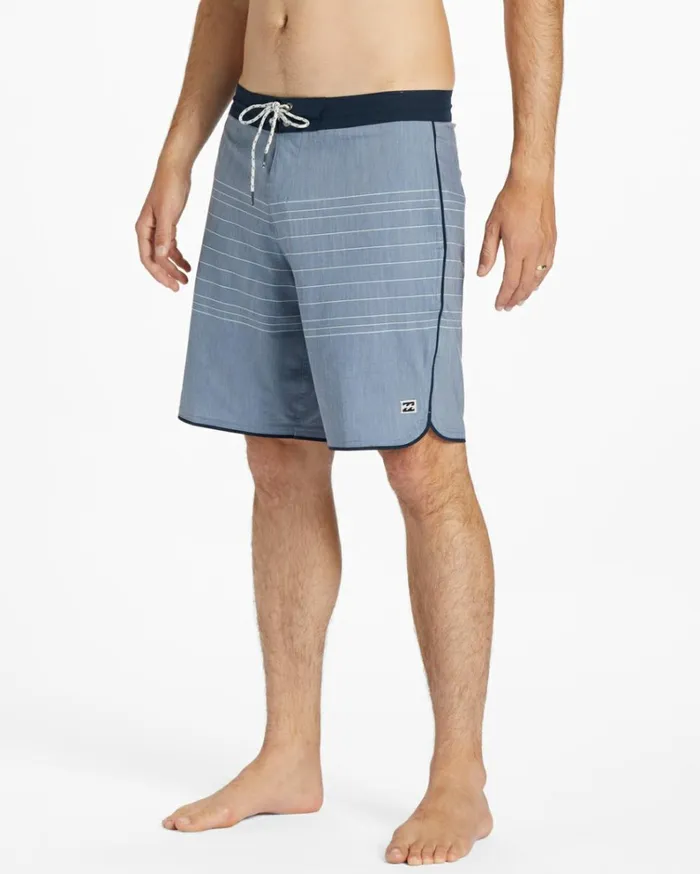 73 Lo Tide 17034 Boardshorts Denim Blue Men Billabong Side Pockets