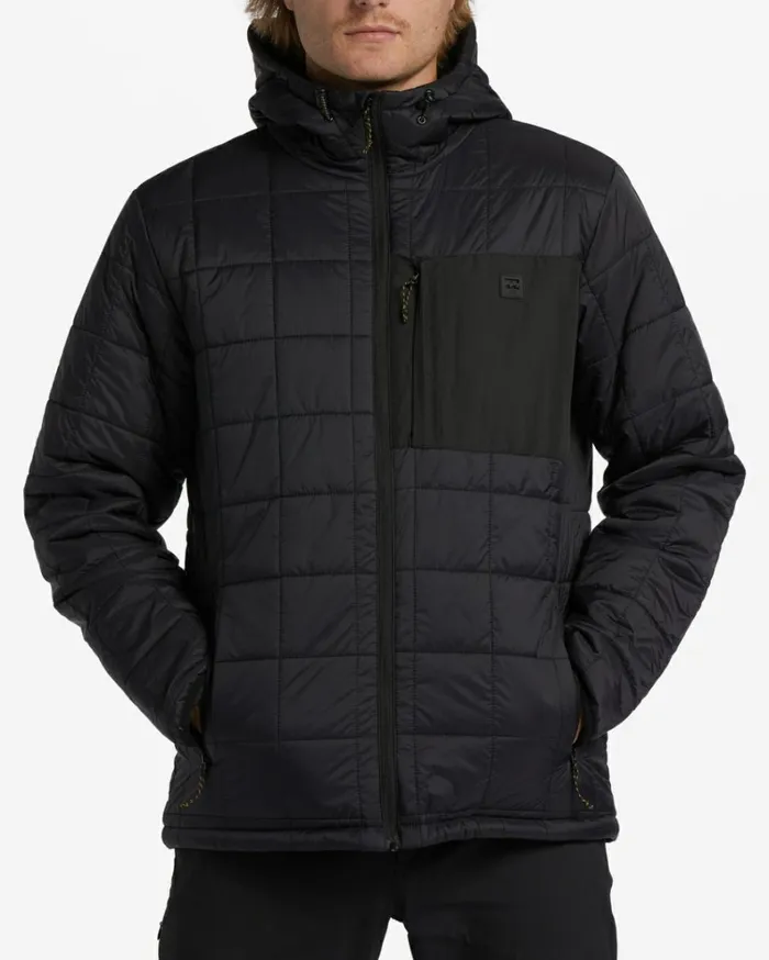 ADiv Journey Puffer Jacket Black Men Billabong Jackets