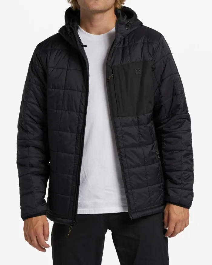 ADiv Journey Puffer Jacket Black Men Billabong Jackets