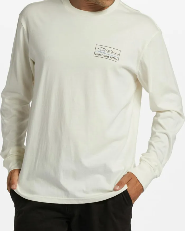 ADiv Range Long Sleeve TShirt Dark Blue Men Billabong TShirts
