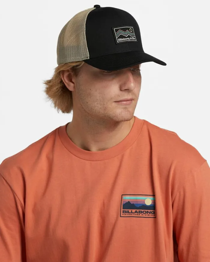 ADiv Walled Trucker Hat Black Men Billabong Hats