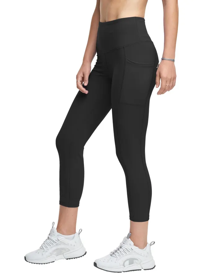 Absolute Pocket Leggings C Logo 23034 Black Women Champion Leggings