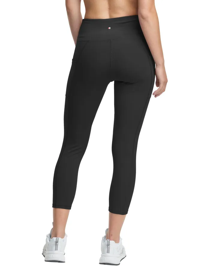 Absolute Pocket Leggings C Logo 23034 Black Women Champion Leggings