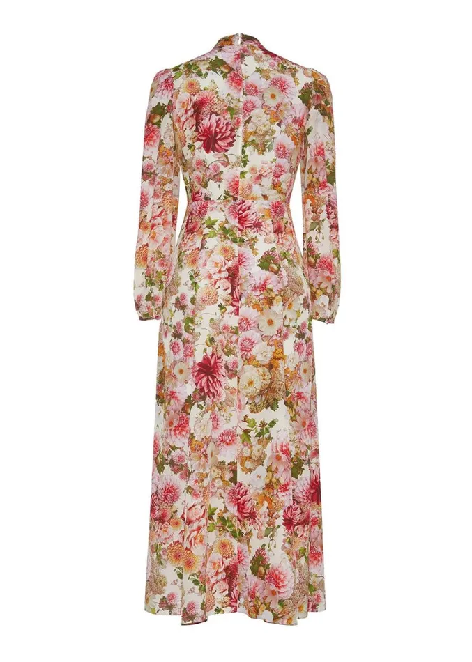 Adam Lippes Alison Dress Cream Multi Womens Dresses