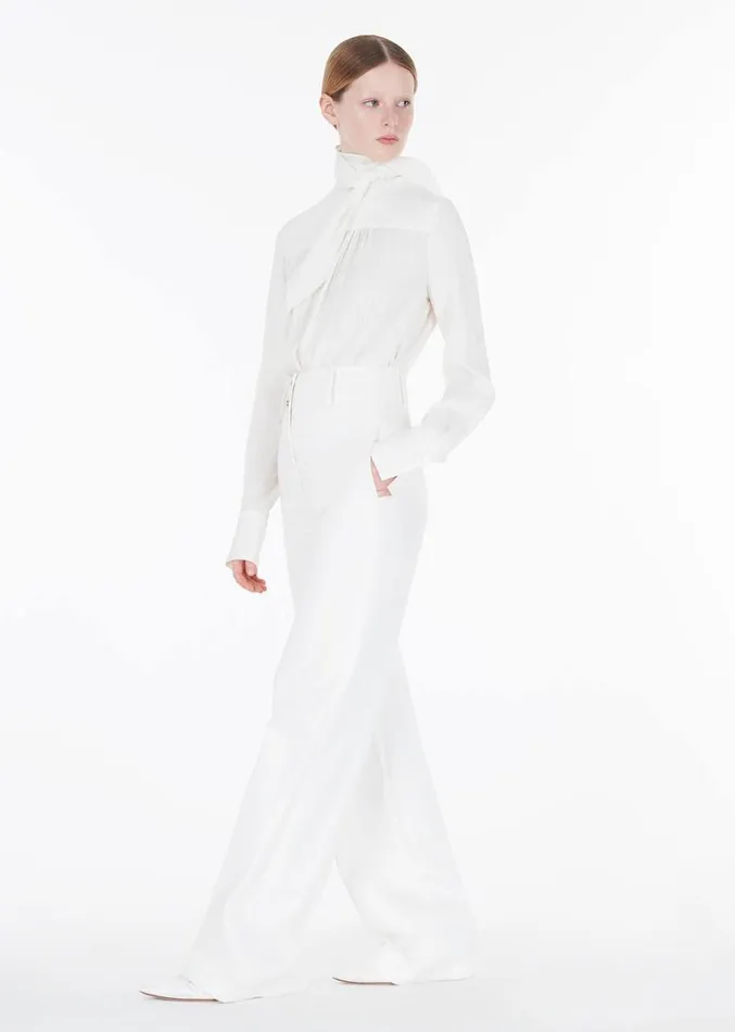 Adam Lippes Hugo Pant White Womens Pants