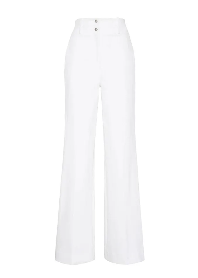 Adam Lippes Hugo Pant White Womens Pants