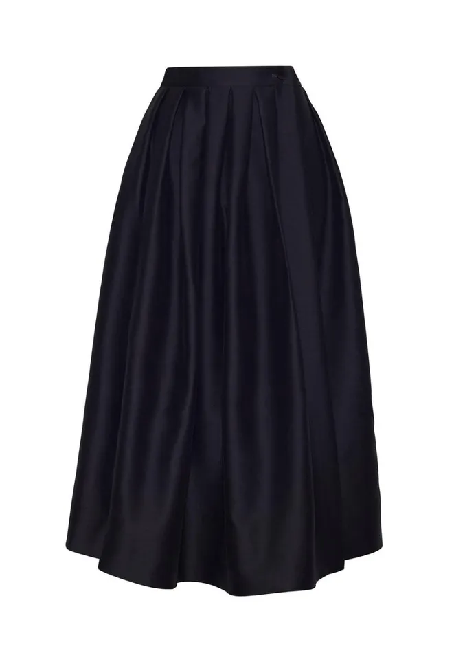 Adam Lippes Langham Skirt Black Womens Skirts