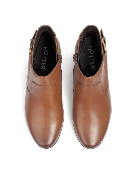 Addison Boots Cognac Women Hotter Ankle Boots