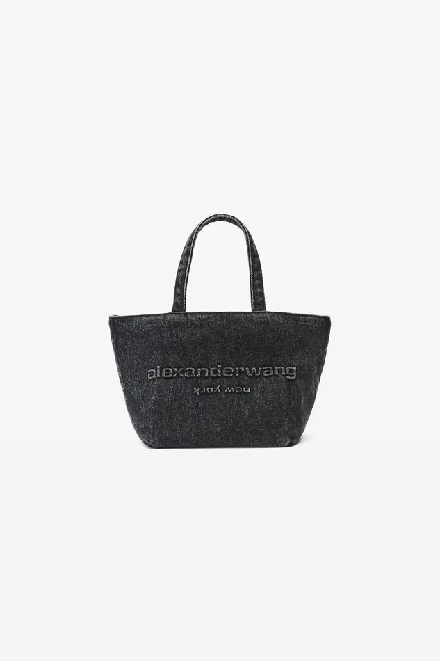 Alexander Wang Bags Small Punch Tote In Cotton Denim 8211 Women