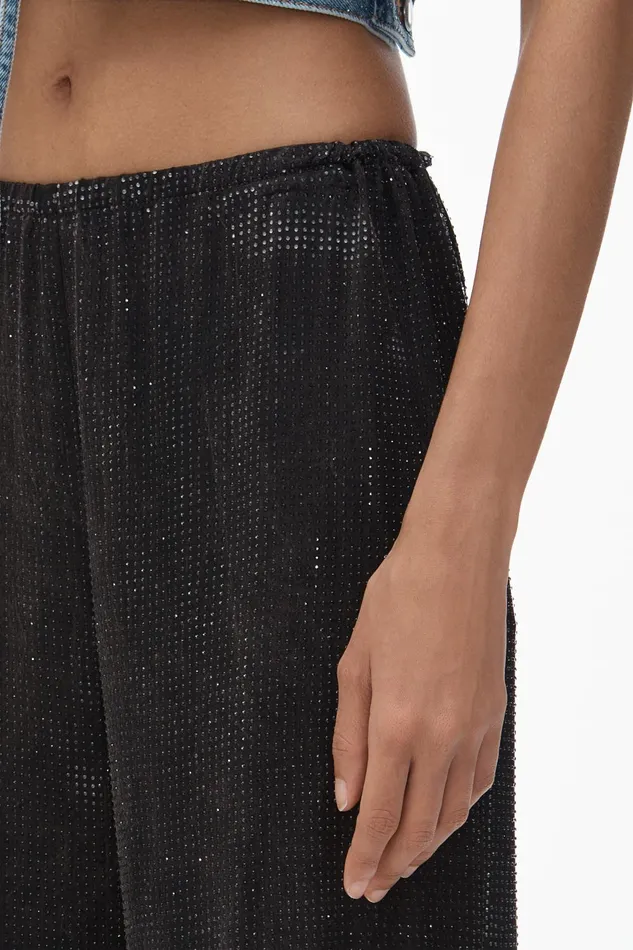 Alexander Wang Pants Crystal Hotfix Slim RelaxedFit Pants 8211 Women