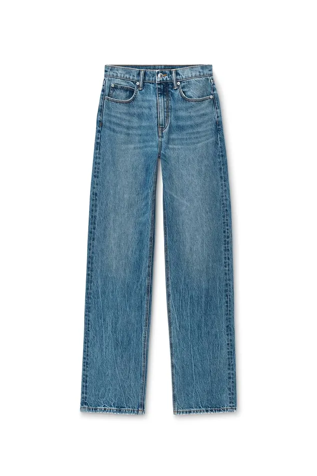 Alexander Wang Pants Ez MidRise Jeans With Logo Pocket 8211 Women