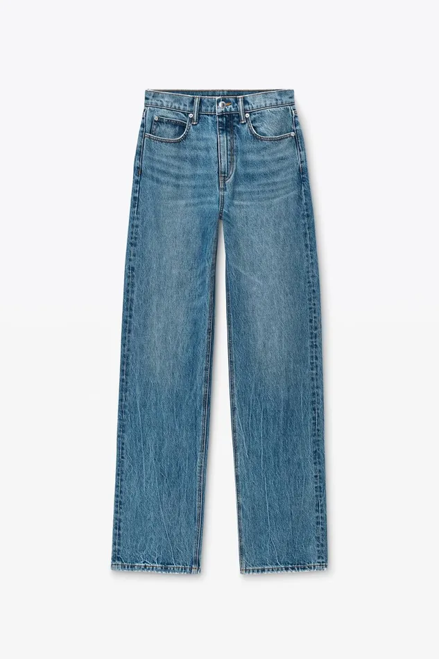 Alexander Wang Pants Ez MidRise Jeans With Logo Pocket 8211 Women