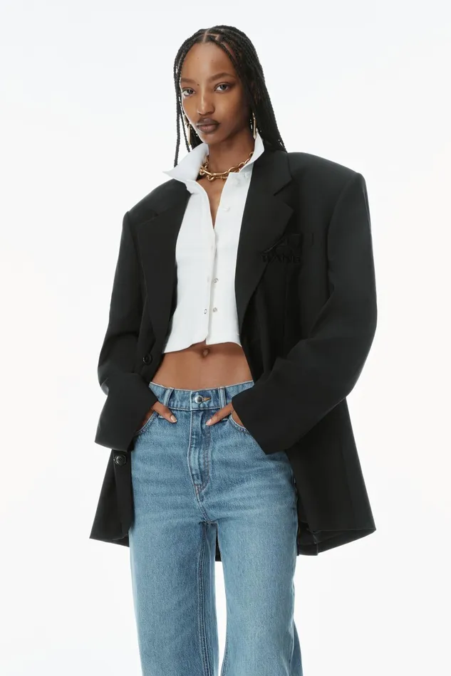 Alexander Wang Pants Ez MidRise Jeans With Logo Pocket 8211 Women