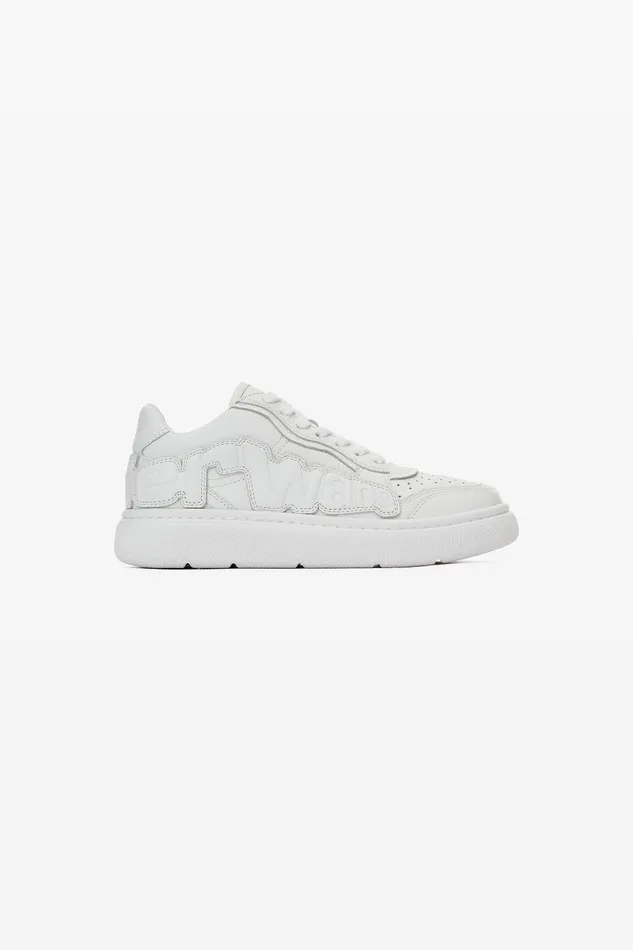 Alexander Wang Shoes Puff Pebble Leather Sneaker With Logo 8211 MenWomen