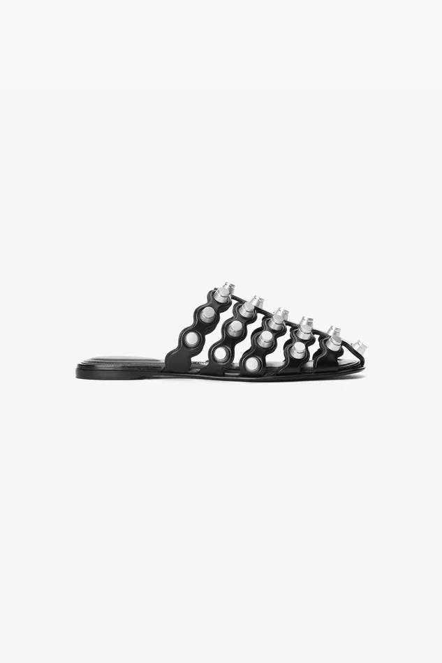 Alexander Wang Shoes Rexa Cage Slide In Leather 8211 Women