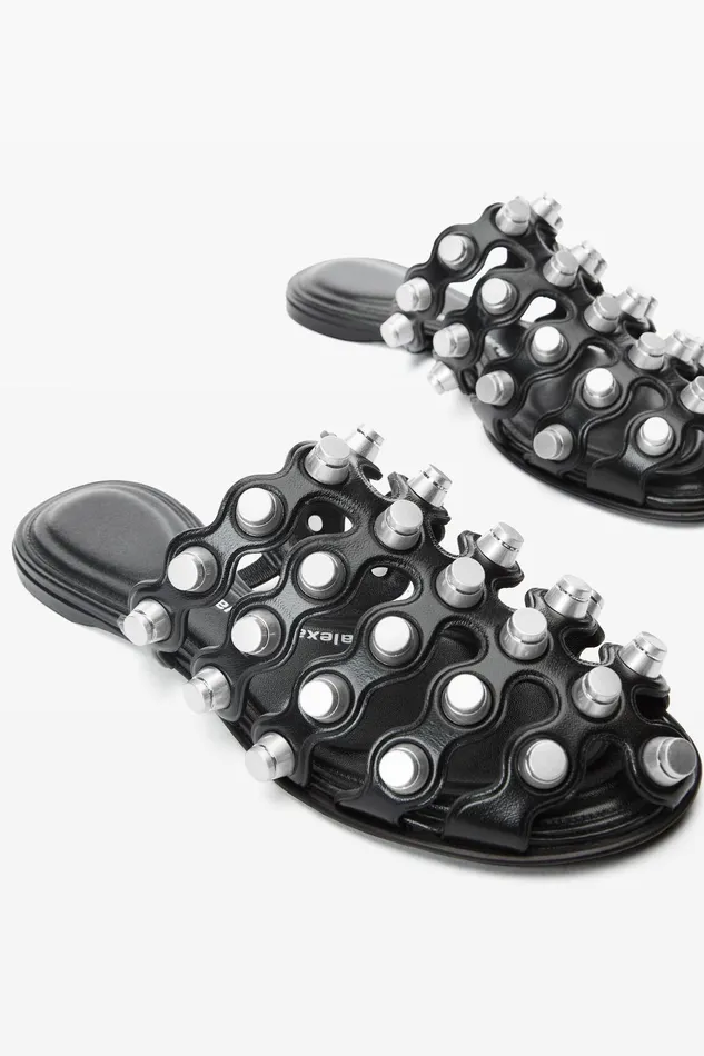 Alexander Wang Shoes Rexa Cage Slide In Leather 8211 Women