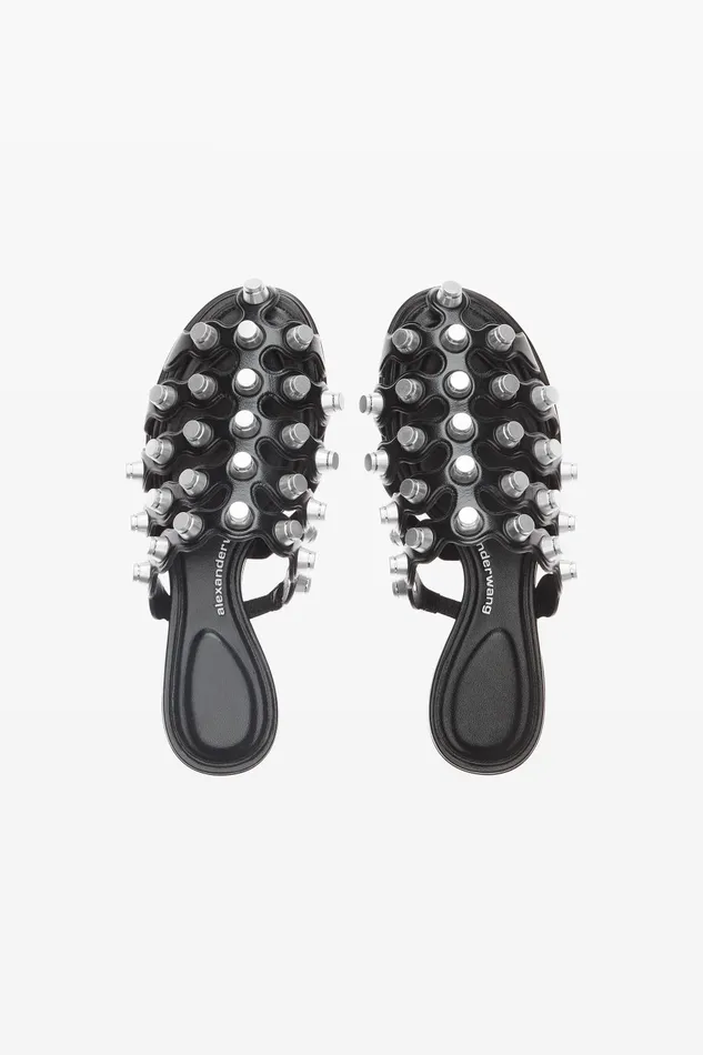 Alexander Wang Shoes Rexa Cage Slide In Leather 8211 Women