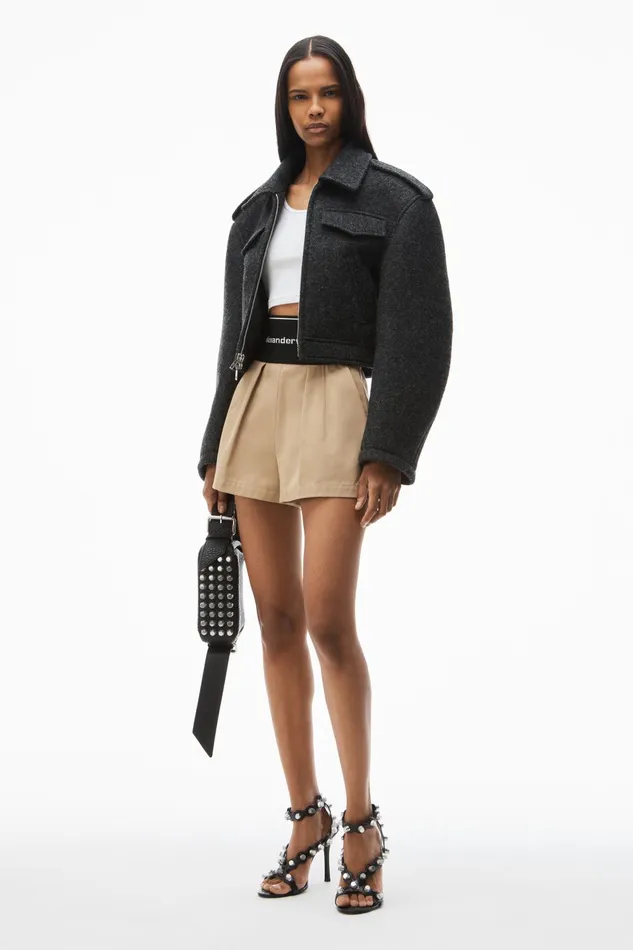 Alexander Wang Shorts Safari Short In Cotton Tailoring 8211 Women