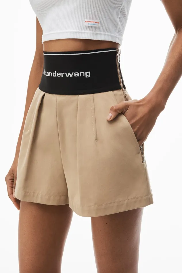 Alexander Wang Shorts Safari Short In Cotton Tailoring 8211 Women