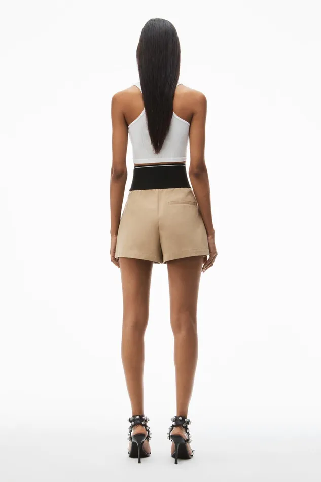 Alexander Wang Shorts Safari Short In Cotton Tailoring 8211 Women