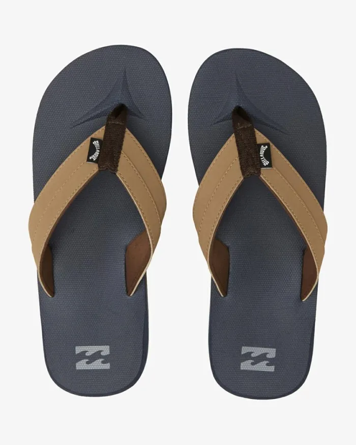 All Day Impact SlipOn Sandals Navy Men Billabong Flip Flops