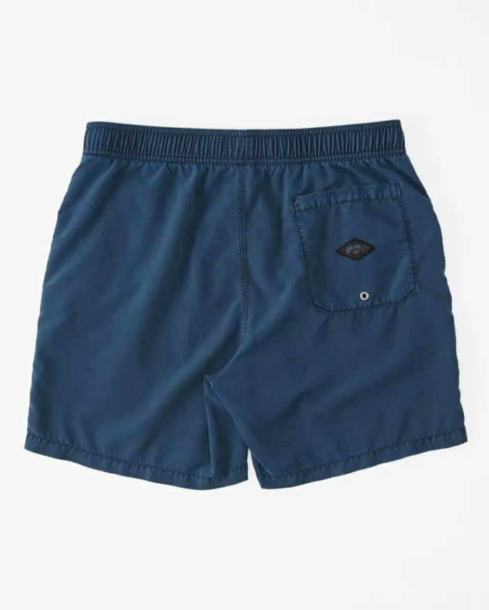 All Day Layback 17034 Boardshorts Navy Men Billabong Elastic Waist Boardshorts