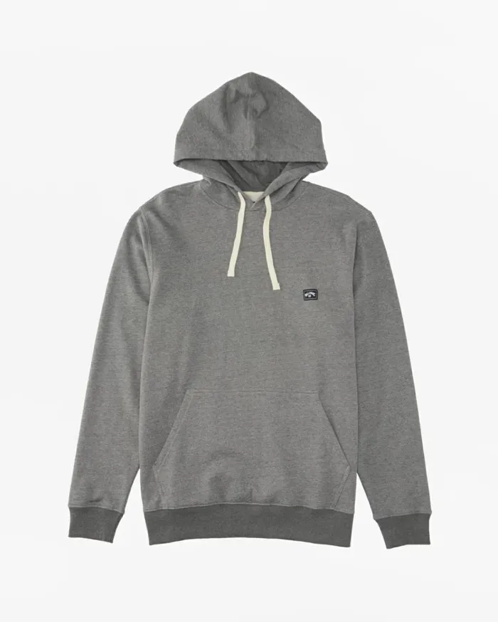 All Day Pullover Hoodie Dark Grey Heather Men Billabong Hoodies and Fleece