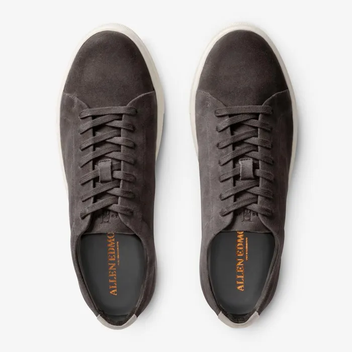 Allen Edmonds Canal Court Suede Sneaker Grey Men Sneakers
