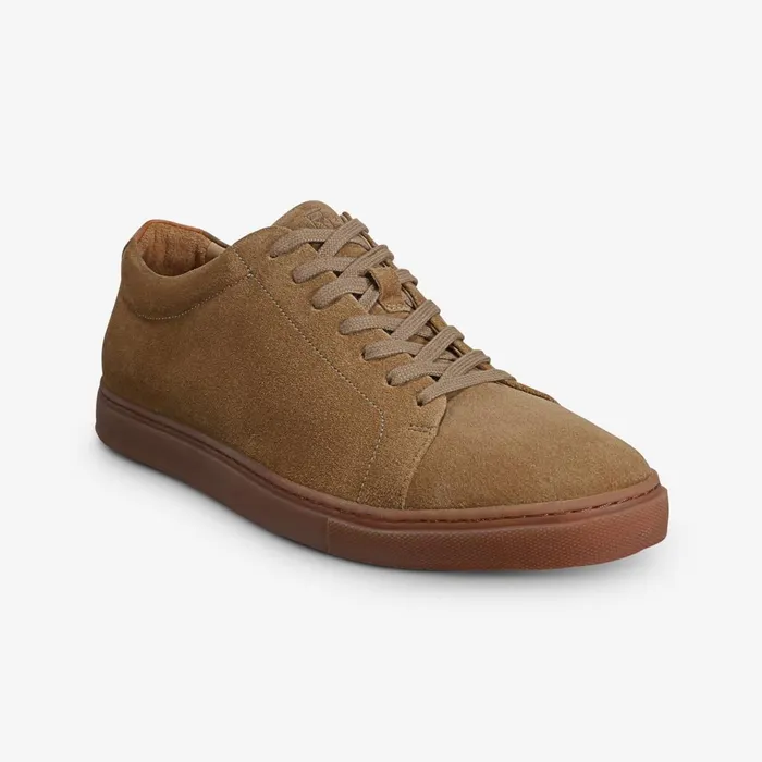 Allen Edmonds Canal Court Suede Sneaker Sand Men Sneakers
