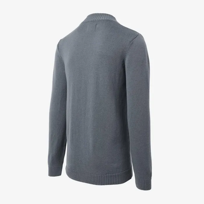 Allen Edmonds Carlton Merino Wool HalfZip Sweater Slate Grey Men Shirts and Sweaters