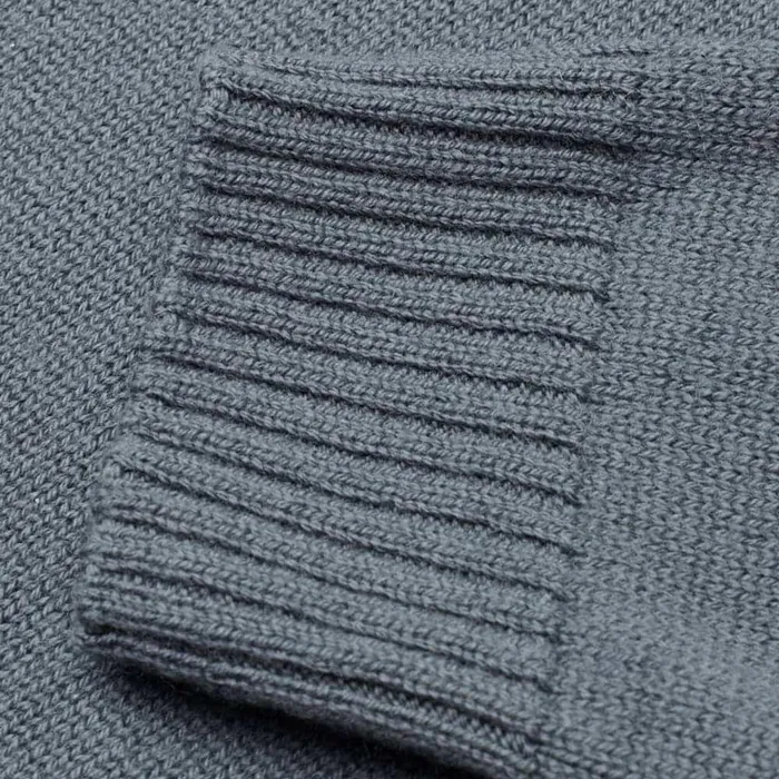 Allen Edmonds Carlton Merino Wool HalfZip Sweater Slate Grey Men Shirts and Sweaters