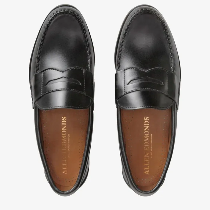 Allen Edmonds Cavanaugh Penny Loafer Black Men Loafers and SlipOns