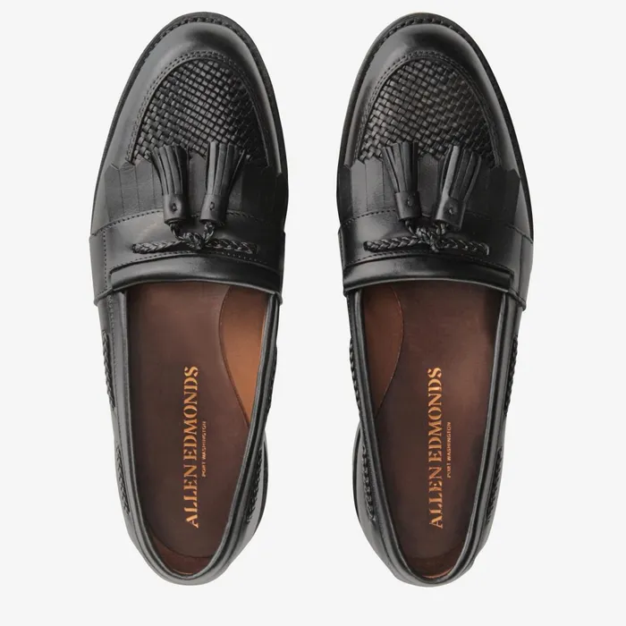 Allen Edmonds Cody Tassel Loafer Black Men Loafers and SlipOns