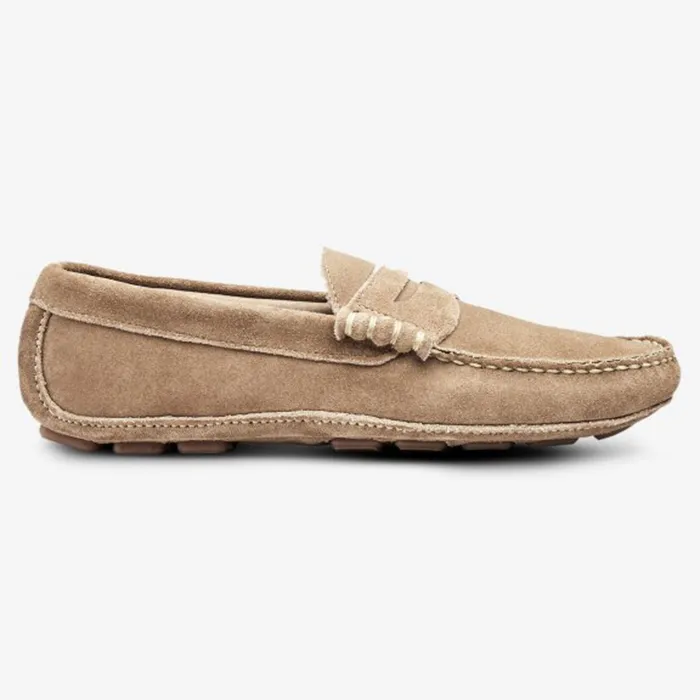 Allen Edmonds Daytona Suede Driving Shoe Tan Men Boat Shoes and Driving Mocs