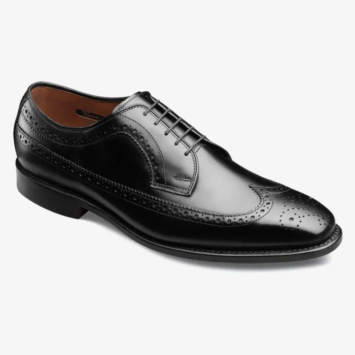 Allen Edmonds Larchmont Wingtip Dress Shoe Black Calfskin Leather Men Oxfords and Derbys Allen Edmonds Larchmont Wingtip Dress Shoe Black Calfskin Leather Men Oxfords and Derbys