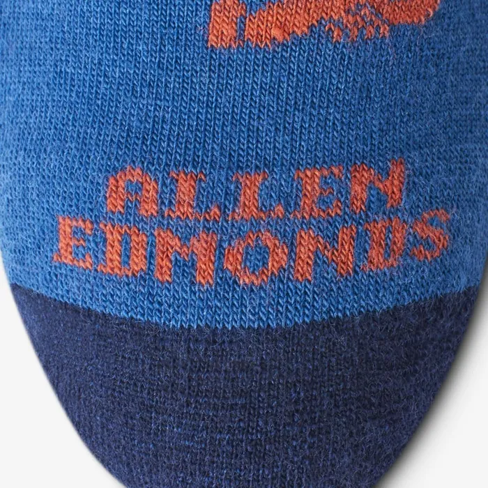 Allen Edmonds Lobster Pattern Merino Cool Dress Socks Blue Men Socks