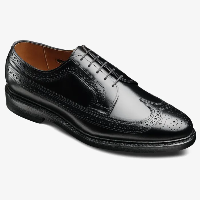 Allen Edmonds Macneil 20 Dress Wingtip Blucher Shoe Black Men Oxfords and Derbys