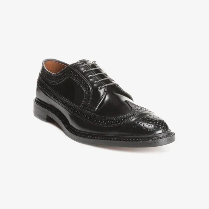 Allen Edmonds MacNeil Shell Cordovan Wingtip Dress Shoe Black Men Made In The Usa