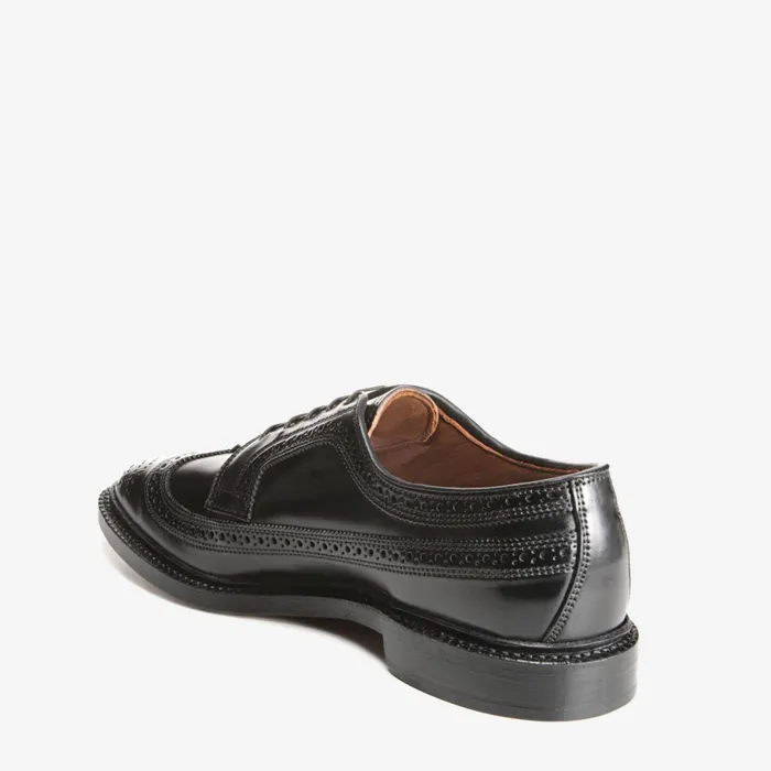 Allen Edmonds MacNeil Shell Cordovan Wingtip Dress Shoe Black Men Made In The Usa