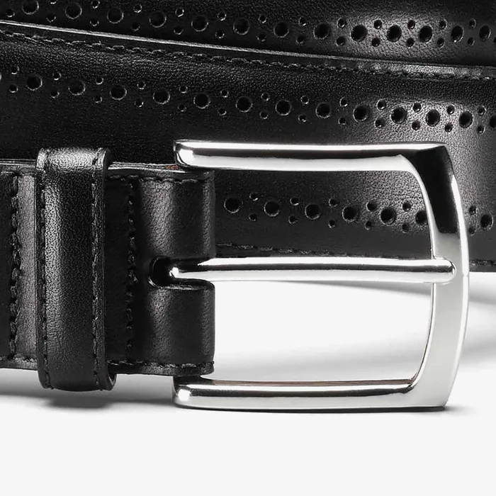 Allen Edmonds Manistee Dress Belt Black Men Dress Belts