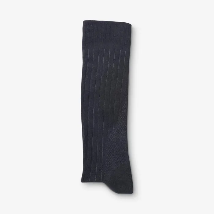 Allen Edmonds MidCalf Cotton Air Dress Socks Black Men Socks