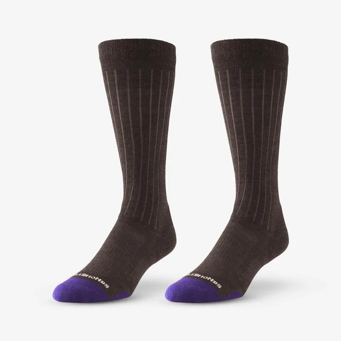 Allen Edmonds MidCalf Merino Cool Dress Socks Brown Men Socks