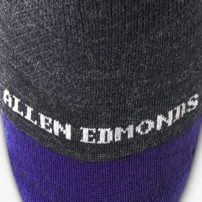 Allen Edmonds MidCalf Merino Cool Dress Socks Charcoal Men Socks