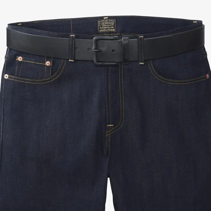 Allen Edmonds Mitered Street Belt Black Men Casual Belts