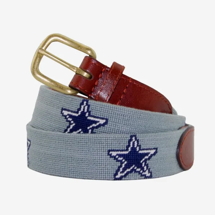 Allen Edmonds NFL Needlepoint Belt By Smathers and Branson Dallas Cowboys Men Casual Belts