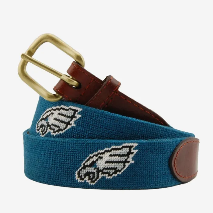 Allen Edmonds NFL Needlepoint Belt By Smathers and Branson Philadelphia Eagles Men Casual Belts