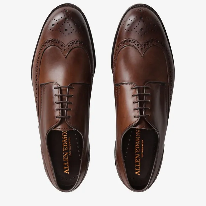 Allen Edmonds Nomad Short Wing Coffee Men Comfort and Travel