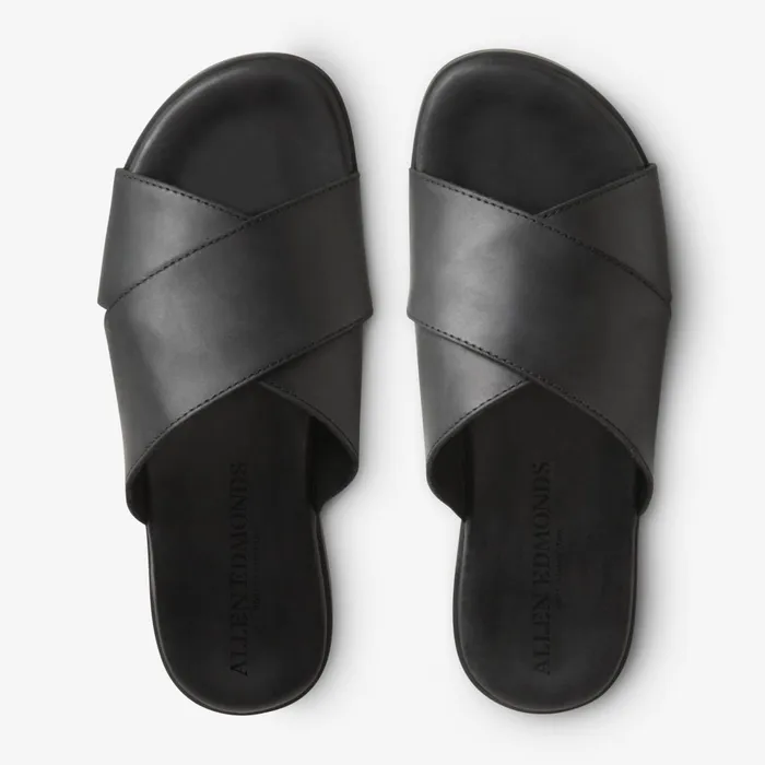 Allen Edmonds Oscar Xband Sandals Black Men Sandals